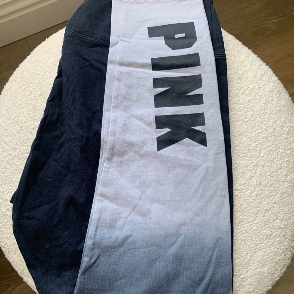 PINK ombré blue leggings